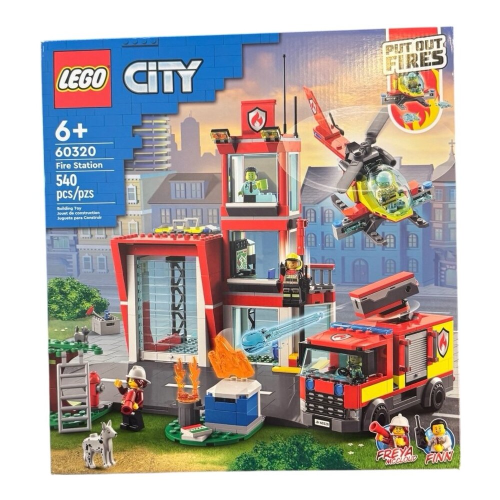 LEGO City 60320 Fire Station Building Set New & Factory Sealed RETIRED